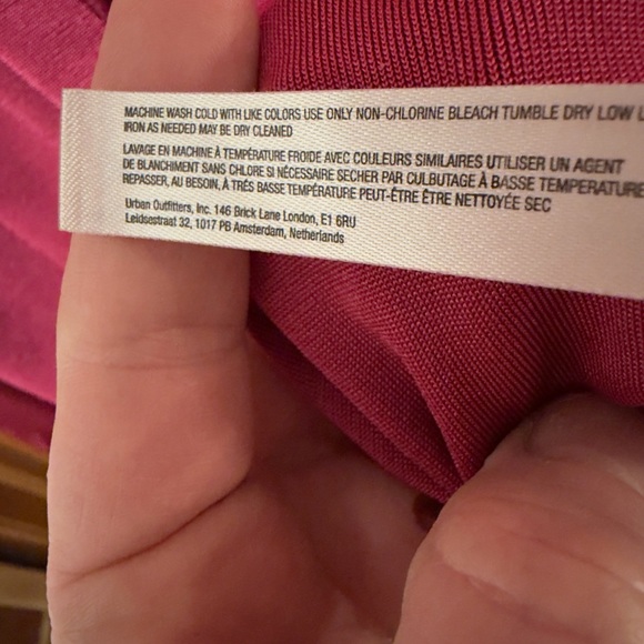 Free People Intimately Kaya Long Sleeve Cutout Bodysuit Size XL Color Fuchsia - Picture 11 of 13